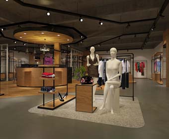 服裝展廳裝修設(shè)計(jì)，如何做一個(gè)受歡迎的服裝展廳？